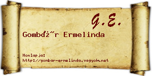 Gombár Ermelinda névjegykártya
